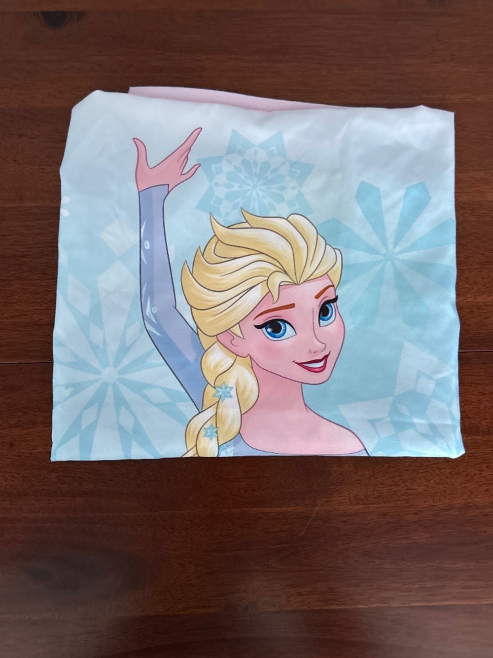 Disney Frozen Elsa & Anna Double-Sided Pillowcase - 2 Different Sides!